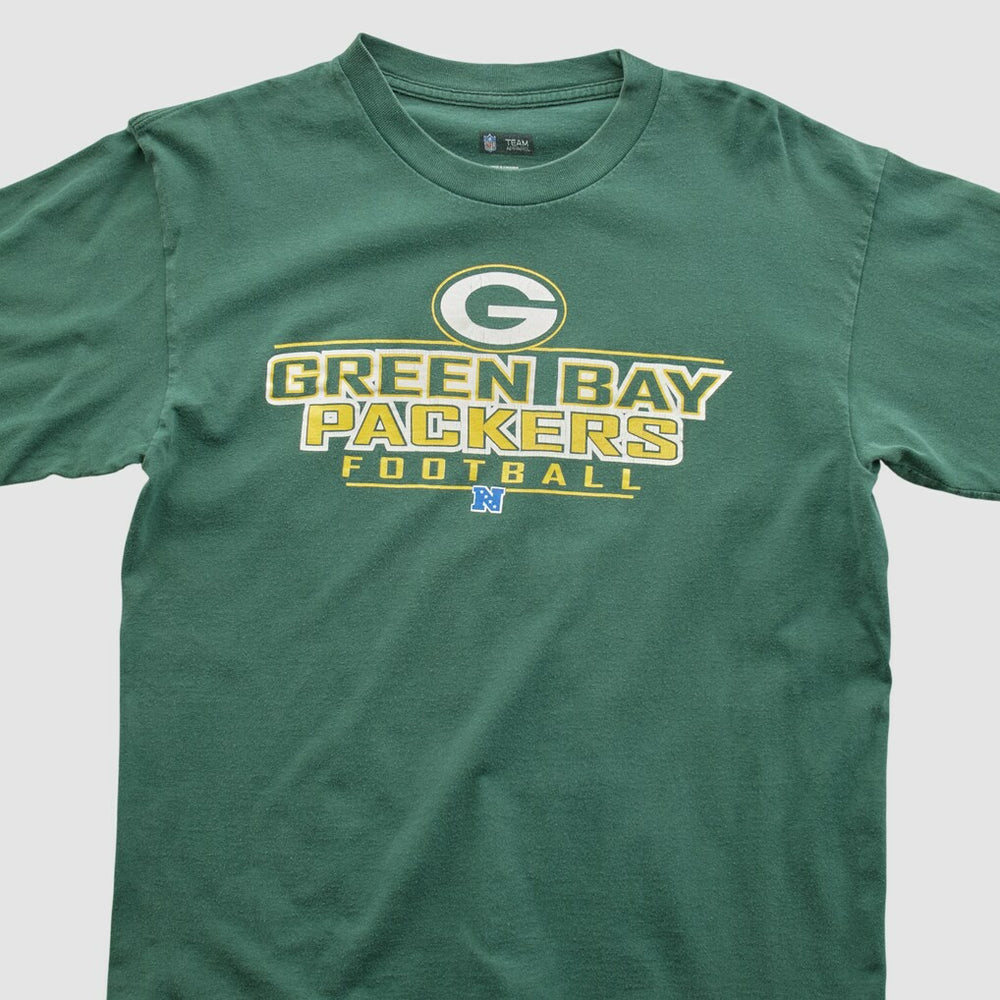 Fanatics Green Bay Packers NFL 2000s Long Sleeve T-shirt Green Vintage