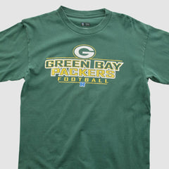 Fanatics Green Bay Packers NFL 2000s Long Sleeve T-shirt Green Vintage