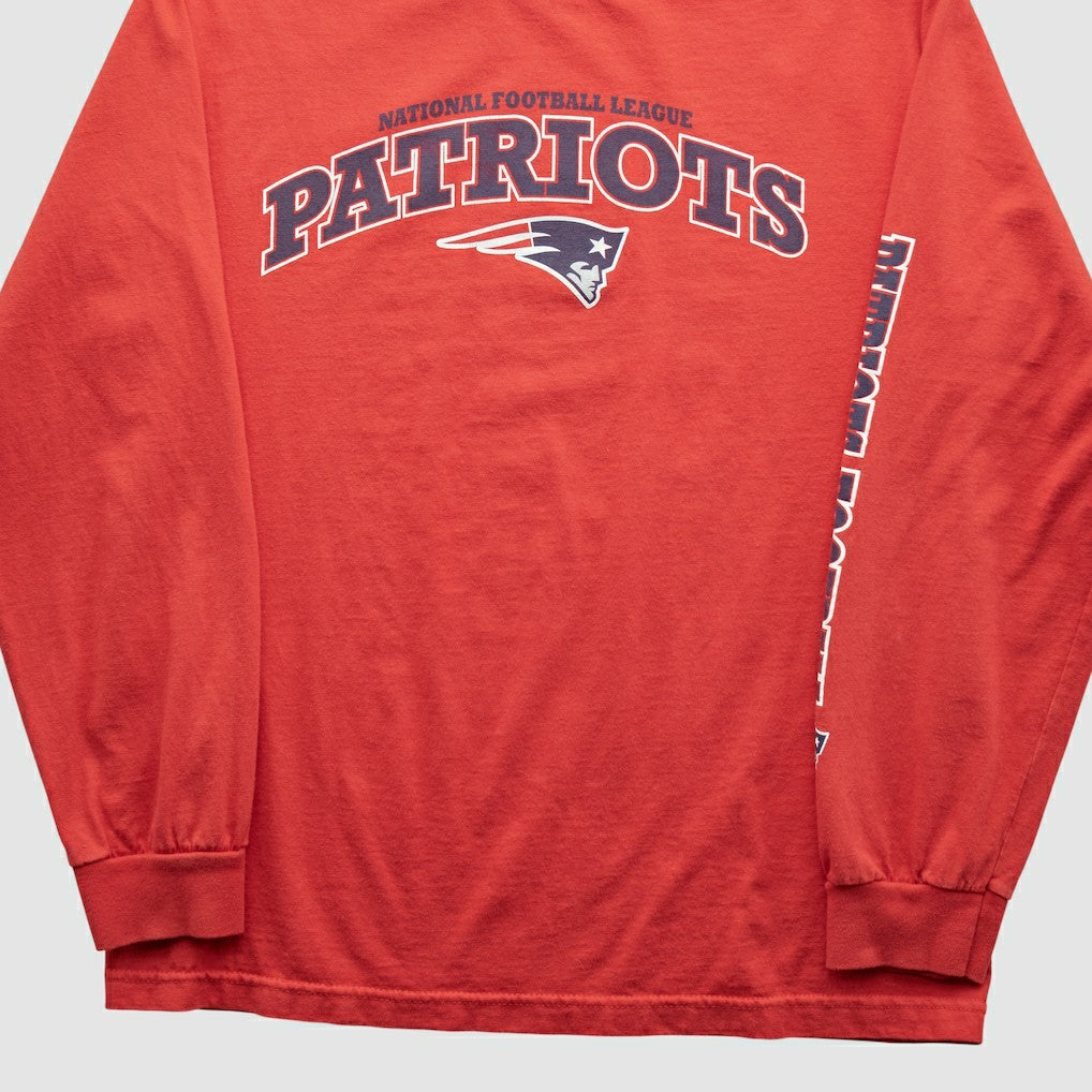 Fanatics New England Patriots NFL 2010s Long Sleeve T-shirt Red Vintage