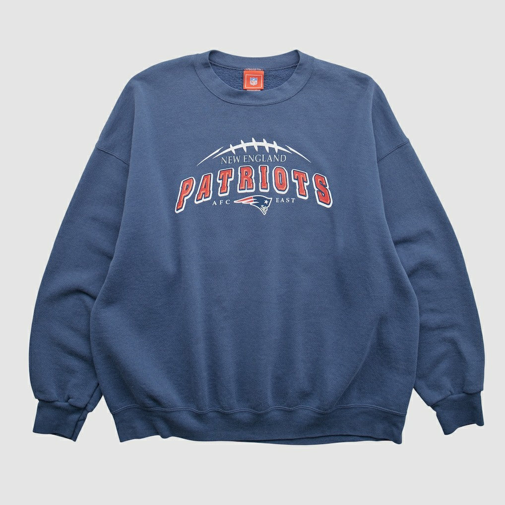 Fanatics New England Patriots NFL 2000s Pullover Sweatshirt Navy Vintage