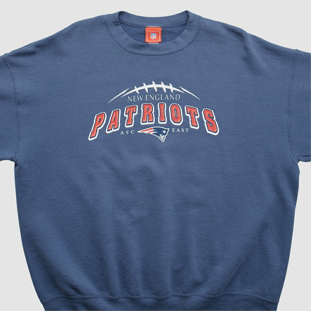 Fanatics New England Patriots NFL 2000s Pullover Sweatshirt Navy Vintage