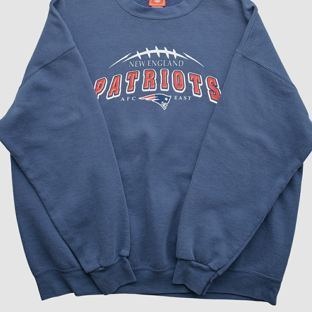 Fanatics New England Patriots NFL 2000s Pullover Sweatshirt Navy Vintage