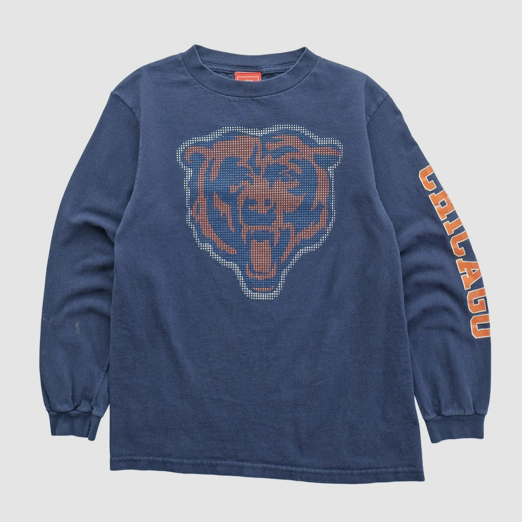 Fanatics Chicago Bears NFL 2000s Long Sleeve T-shirt Navy Vintage