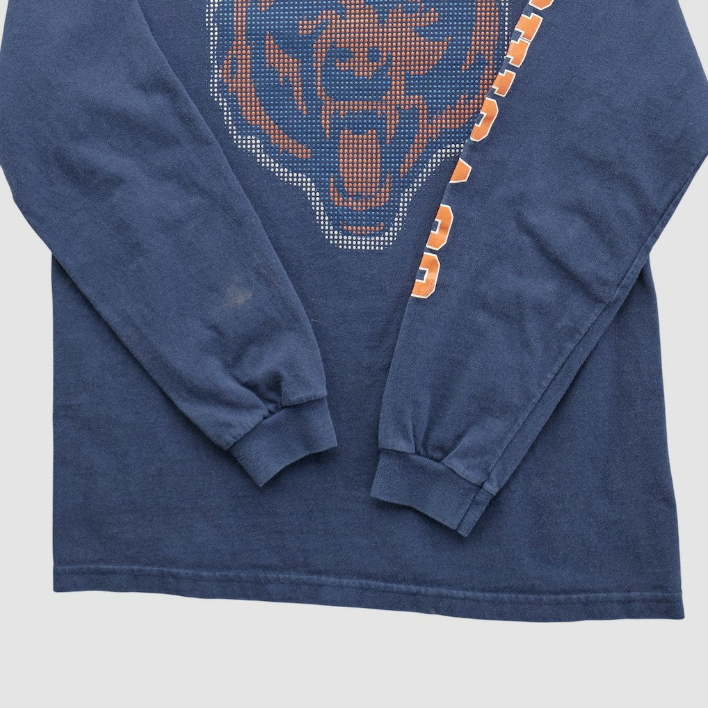 Fanatics Chicago Bears NFL 2000s Long Sleeve T-shirt Navy Vintage