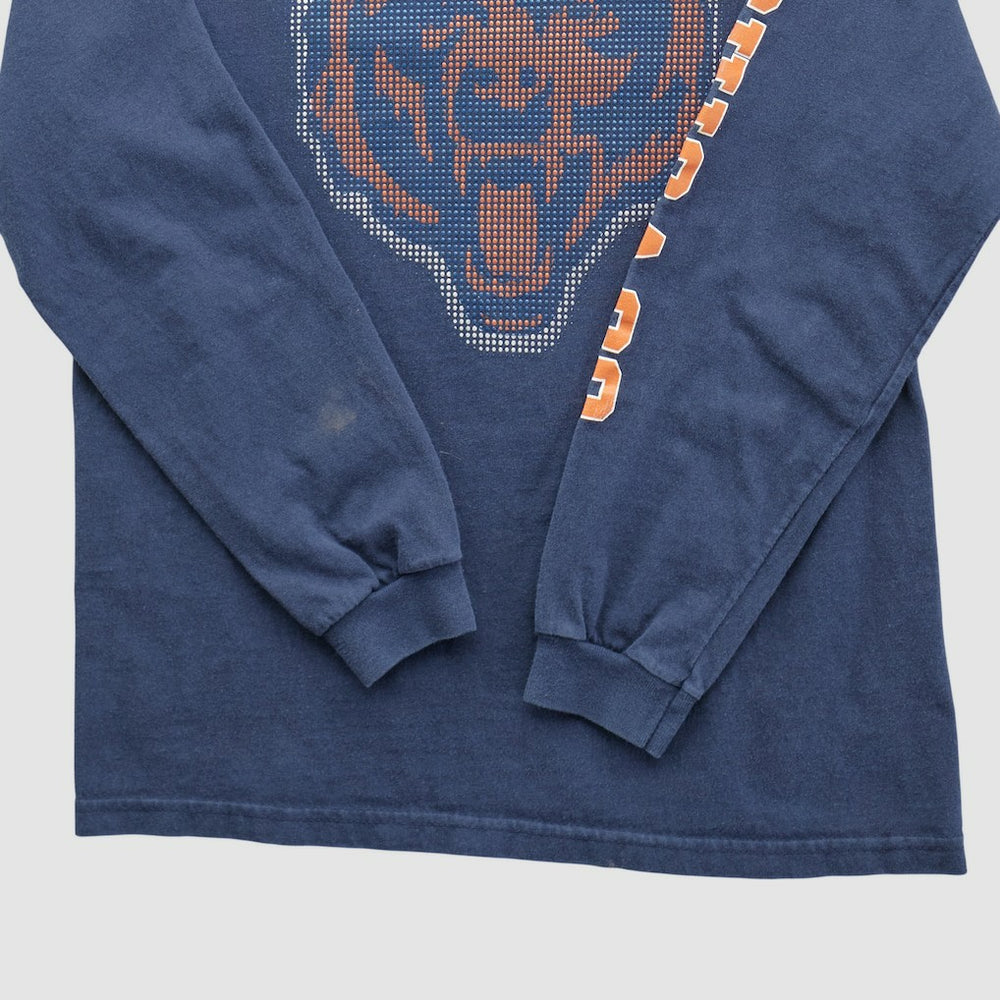 Fanatics Chicago Bears NFL 2000s Long Sleeve T-shirt Navy Vintage