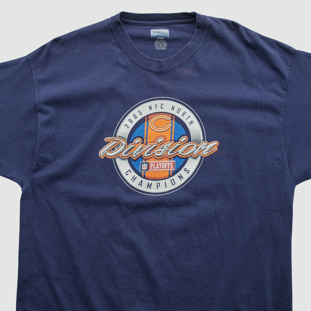 Fanatics Chicago Bears Reebok 2005 T-shirt Navy Vintage