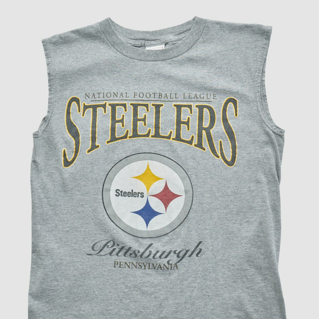 Fanatics Pittsburgh Steelers 2000s Tank Heather Gray Vintage