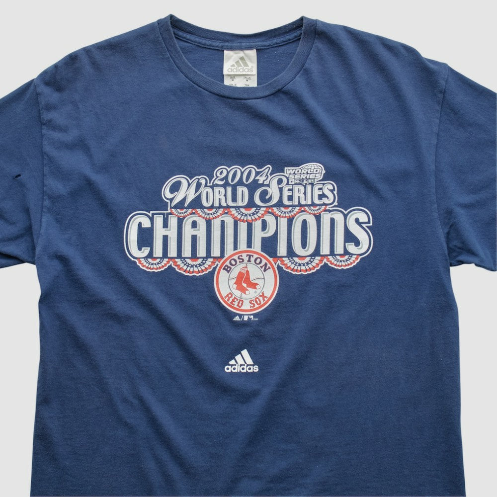 Boston Red Sox Adidas 2004 T-shirt - Navy - Vintage - Fanatics Online