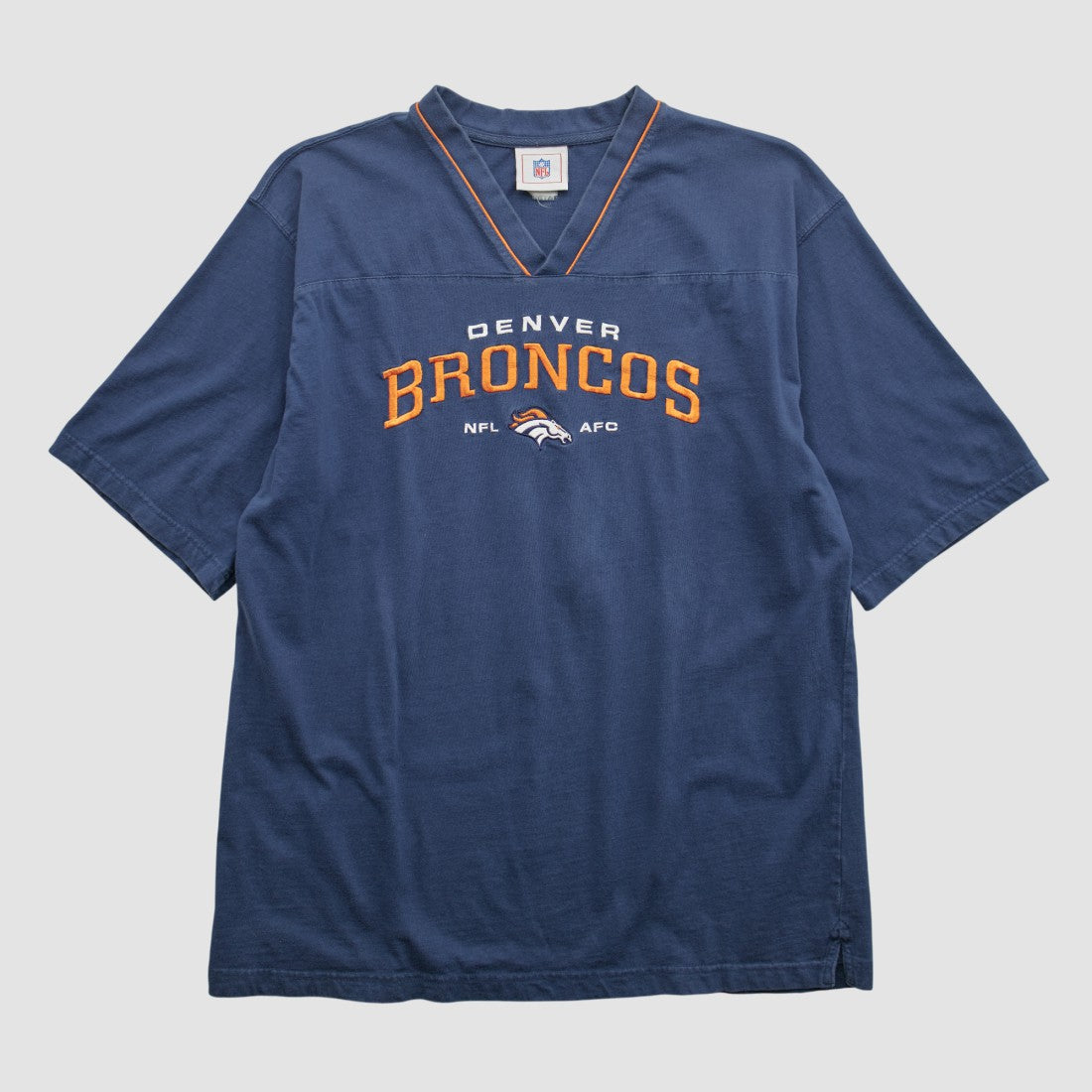 Fanatics Denver Broncos NFL 2000s T-shirt Navy Real Vintage