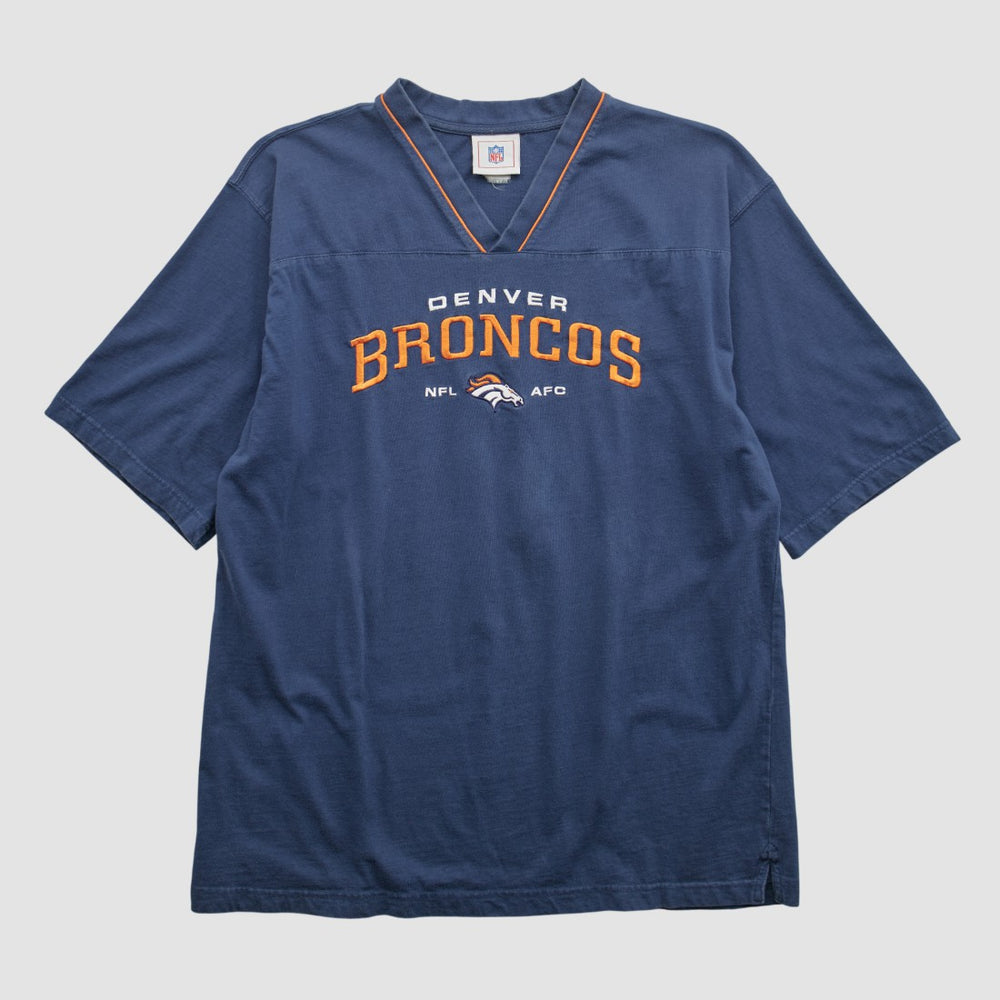 Fanatics Denver Broncos NFL 2000s T-shirt Navy Real Vintage