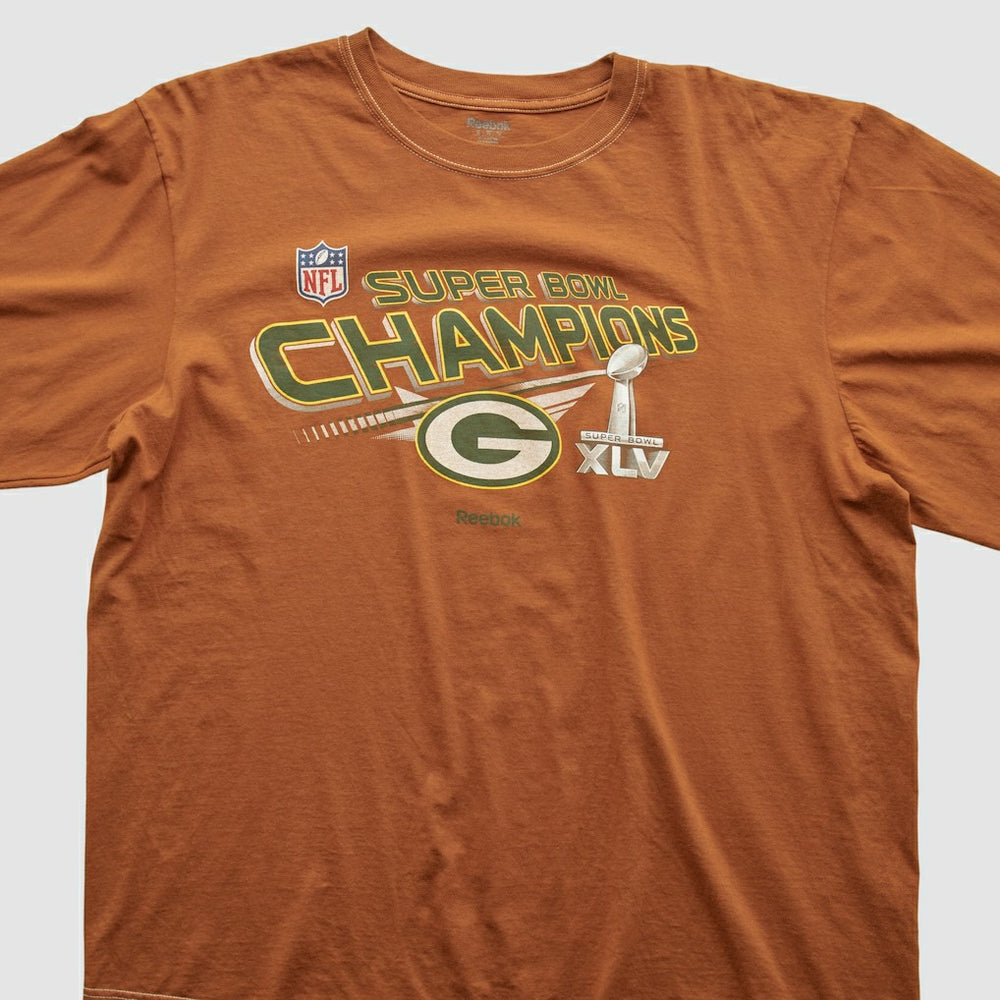 Fanatics Super Bowl Champions XLV Reebok 2011 Long Sleeve T-shirt Clay Vintage