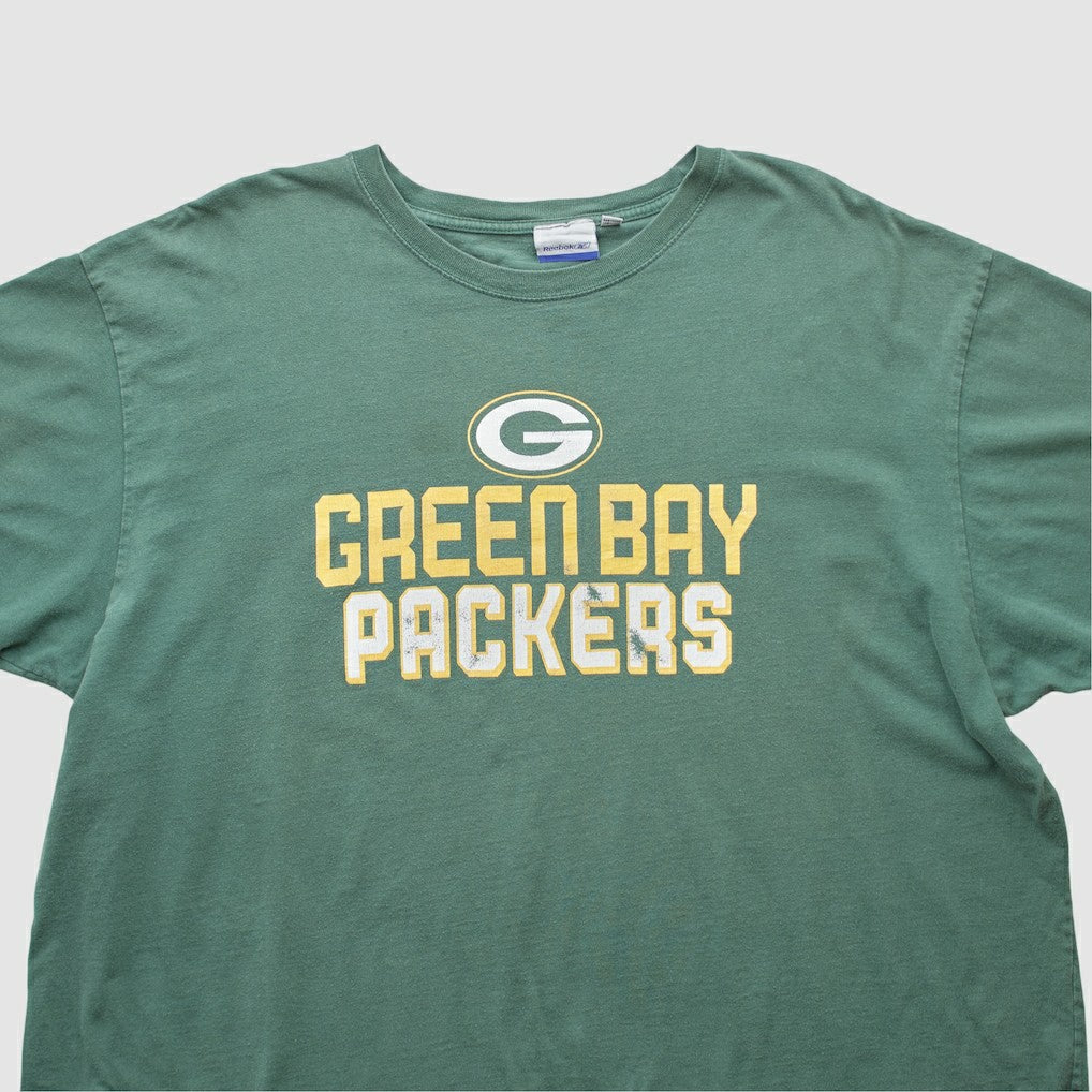 Fanatics Green Bay Packers Reebok 2000s T-shirt Green Vintage