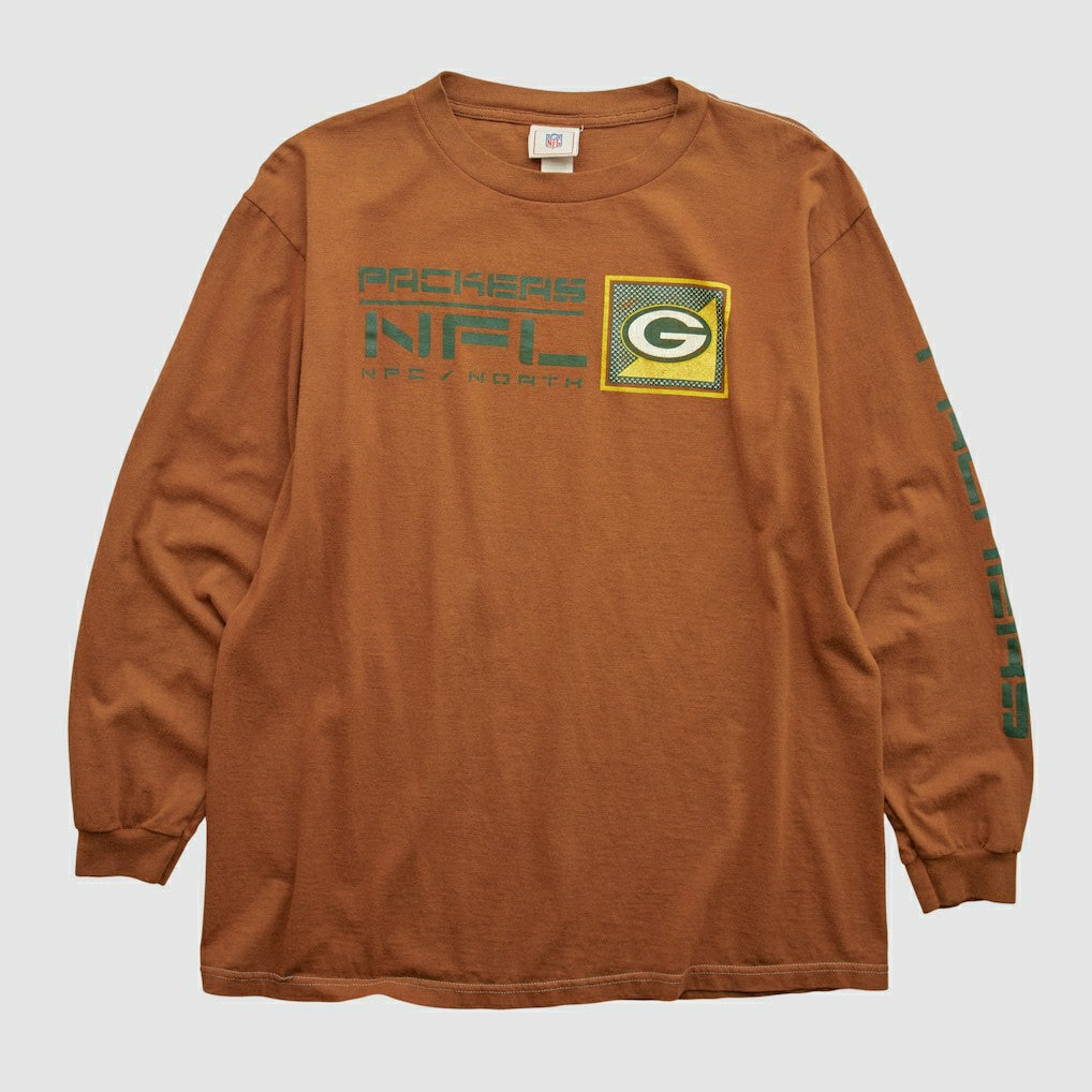 Fanatics Green Bay Packers NFL 2000s Long Sleeve T-shirt Clay Vintage