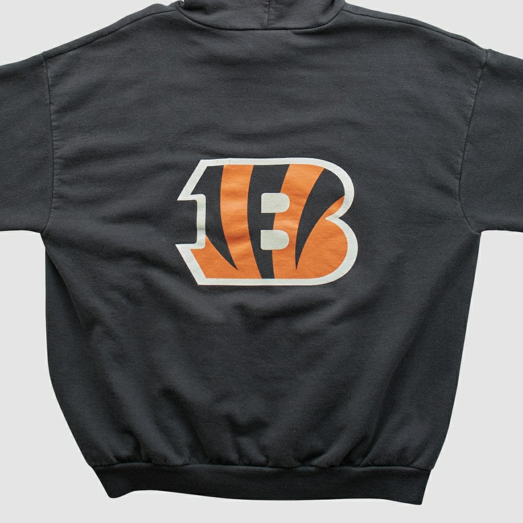 Fanatics Cincinnati Bengals NFL 2000s Hooded Pullover Sweatshirt Black Vintage