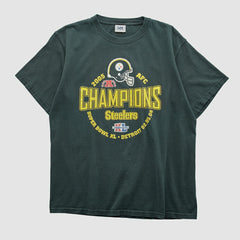 Fanatics AFC Champions Lee Sport 2005 T-shirt Black Vintage