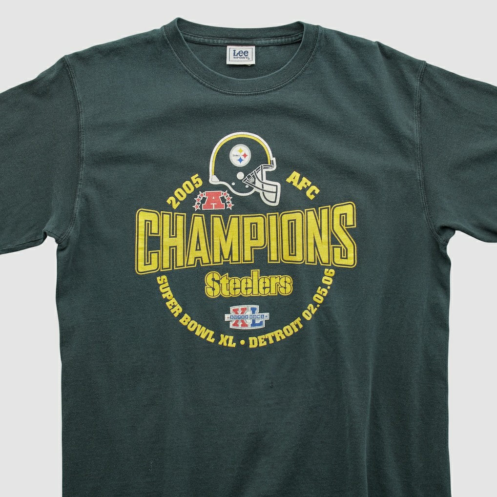 Fanatics AFC Champions Lee Sport 2005 T-shirt Black Vintage