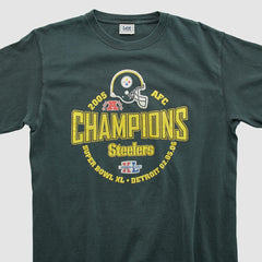 Fanatics AFC Champions Lee Sport 2005 T-shirt Black Vintage