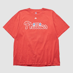 Philadelphia Phillies Majestic 2000s T-shirt - Red - XVintage - Fanatics Online