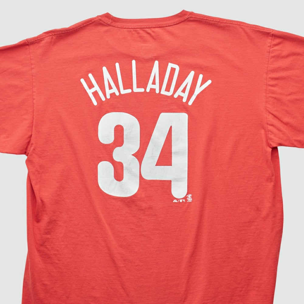 Philadelphia Phillies Majestic 2000s T-shirt - Red - XVintage - Fanatics Online