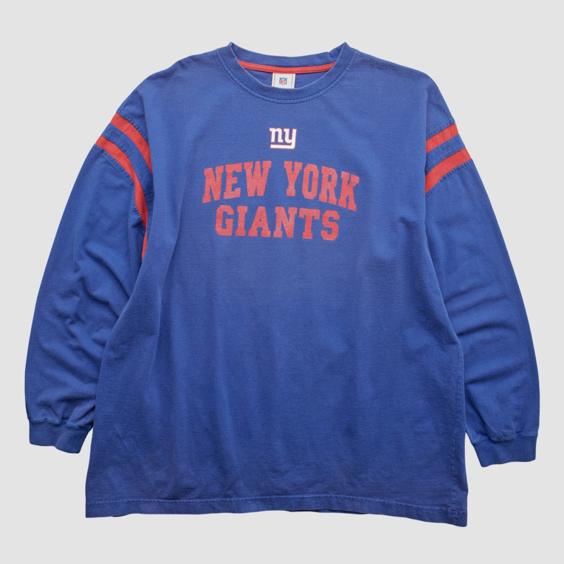 Fanatics New York Giants NFL 2000s Long Sleeve T-shirt Blue Vintage