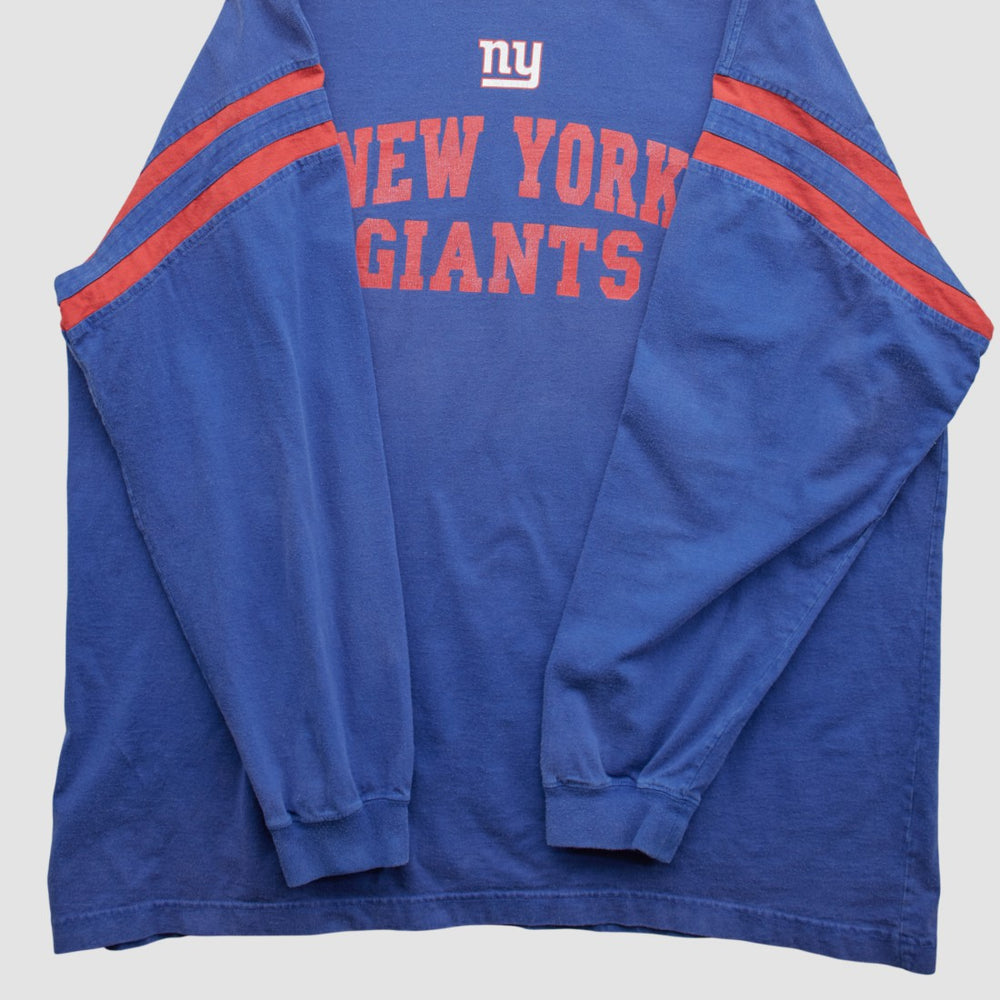 Fanatics New York Giants NFL 2000s Long Sleeve T-shirt Blue Vintage