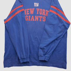 Fanatics New York Giants NFL 2000s Long Sleeve T-shirt Blue Vintage
