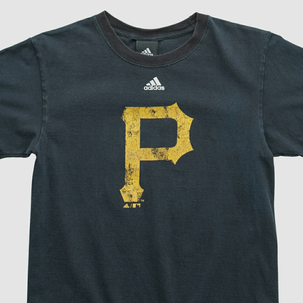 Pittsburgh Pirates Adidas 2010s T-shirt - Black - Yth Vintage - Fanatics Sale