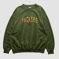 Fanatics Green Bay Packers NFL 2000s Pullover Sweatshirt Green Vintage
