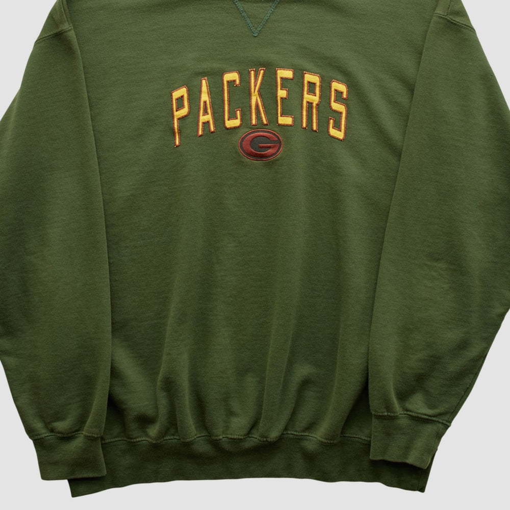 Fanatics Green Bay Packers NFL 2000s Pullover Sweatshirt Green Vintage
