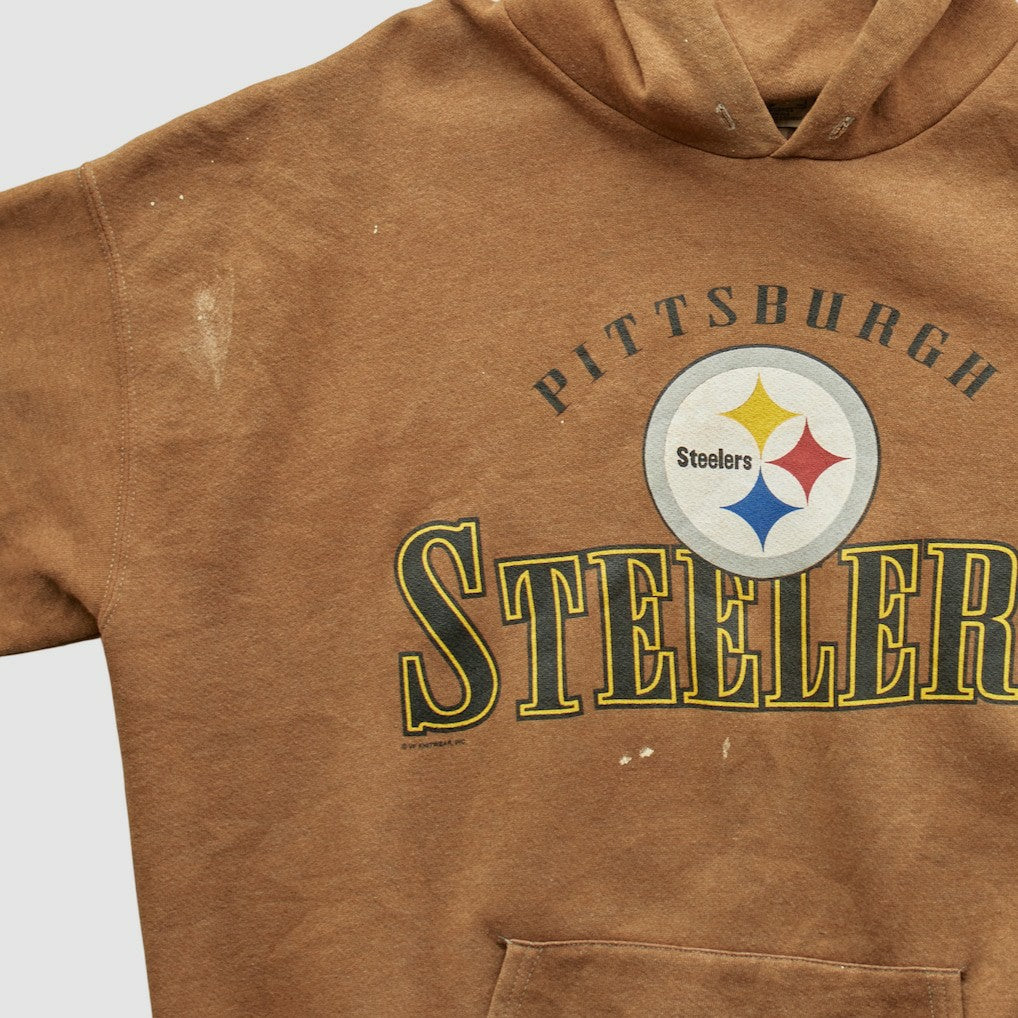 Fanatics Pittsburgh Steelers Lee Sport 2000s Hooded Pullover Sweatshirt Clay Vintage