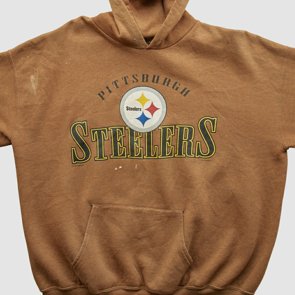 Fanatics Pittsburgh Steelers Lee Sport 2000s Hooded Pullover Sweatshirt Clay Vintage
