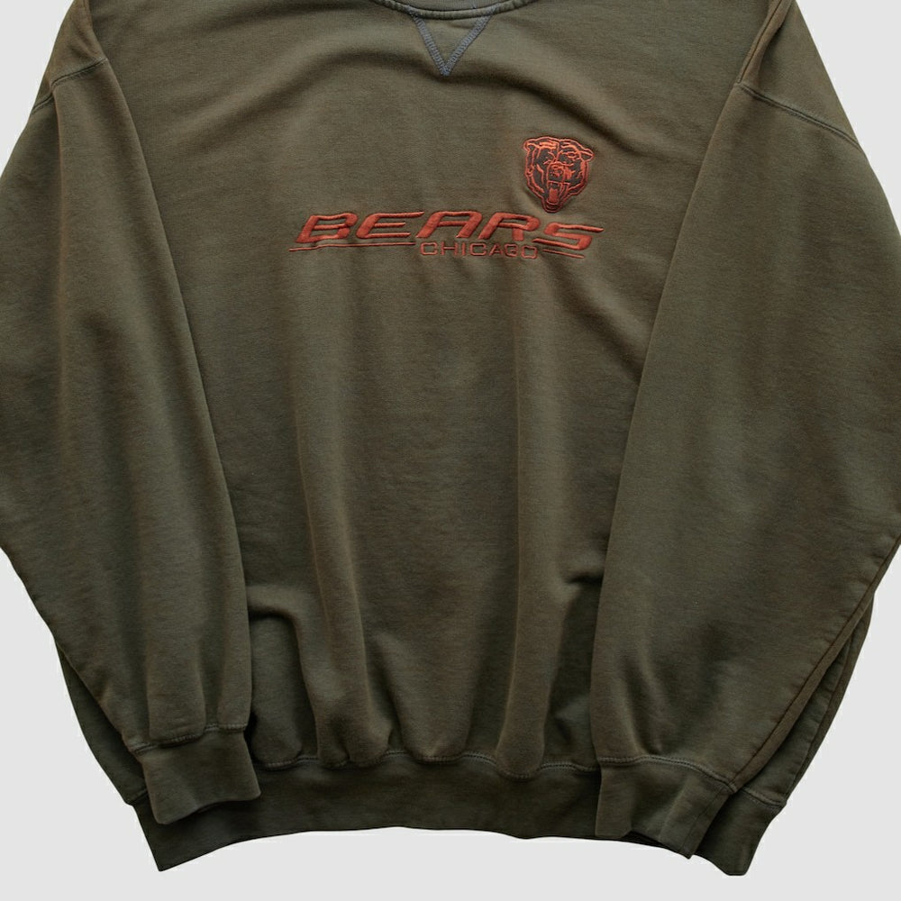 Fanatics Chicago Bears 2000s Pullover Sweatshirt Brown Vintage