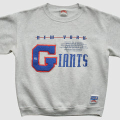 Fanatics New York Giants Nutmeg Mills 90s Sweatshirt Heather Gray Vintage