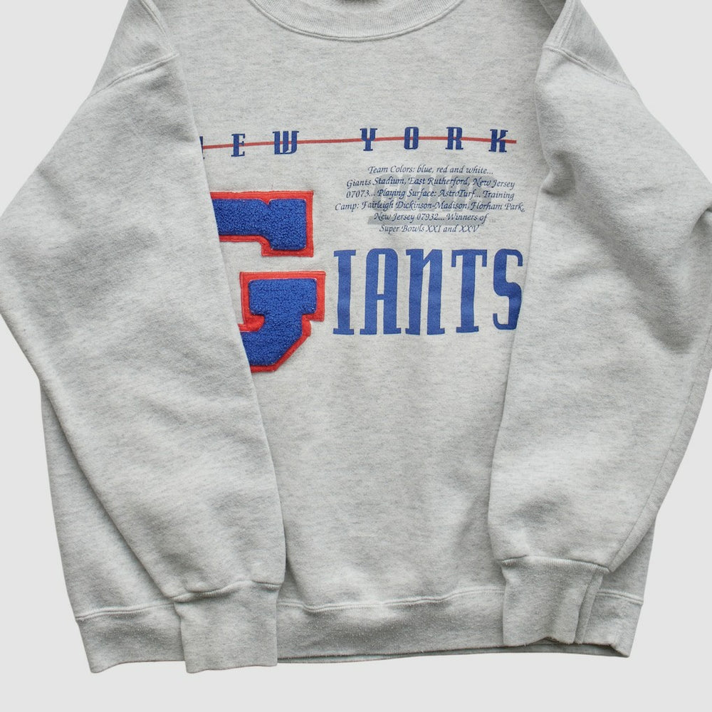 Fanatics New York Giants Nutmeg Mills 90s Sweatshirt Heather Gray Vintage