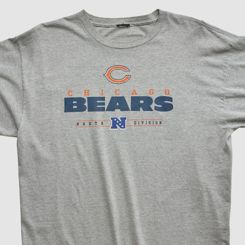Fanatics Chicago Bears 2010s Long Sleeve T-shirt Heather Gray Vintage