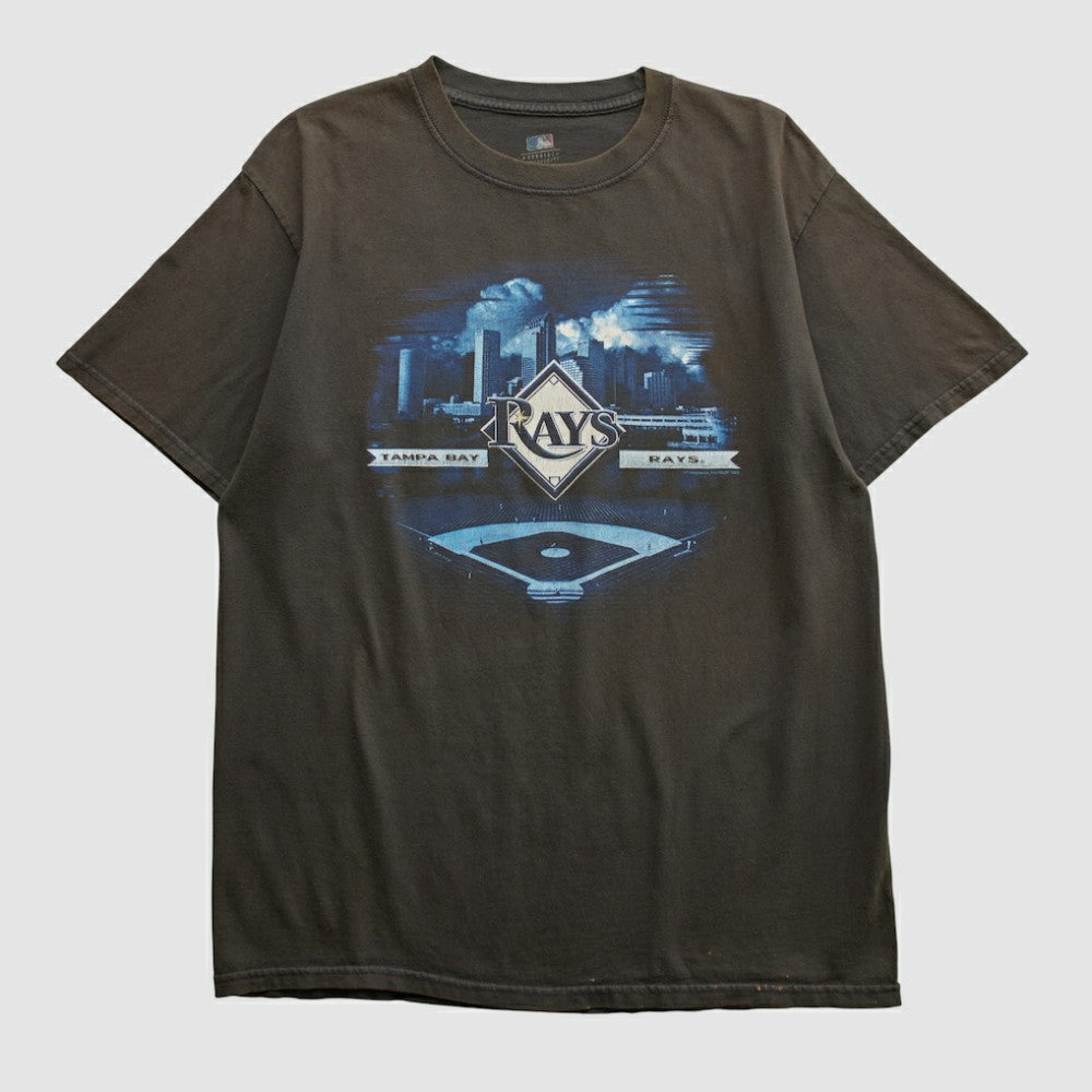 Tampa Bay Rays Genuine Merchandise 2000s T-shirt - Black - Vintage - Fanatics Online