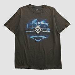 Tampa Bay Rays Genuine Merchandise 2000s T-shirt - Black - Vintage - Fanatics Online