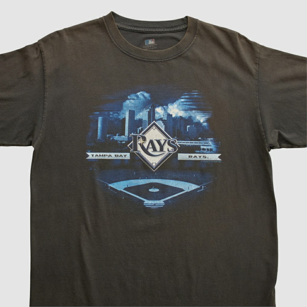 Tampa Bay Rays Genuine Merchandise 2000s T-shirt - Black - Vintage - Fanatics Online