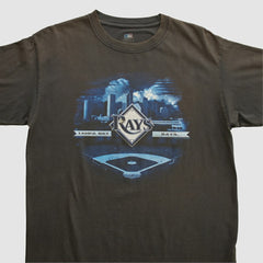 Tampa Bay Rays Genuine Merchandise 2000s T-shirt - Black - Vintage - Fanatics Online