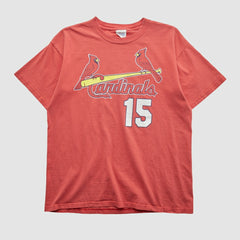 St. Louis Cardinals Majestic 2000s T-shirt - Red - Vintage - Fanatics Lifestyle