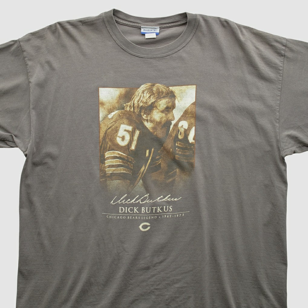 Fanatics Dick Butkus Reebok 2000s T-shirt Tan Vintage