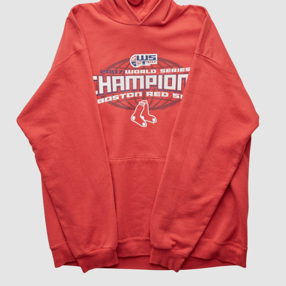 World Series CSA 2007 Hooded Pullover Sweatshirt - Red - Vintage - Fanatics on Sale