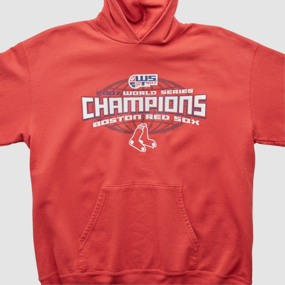 World Series CSA 2007 Hooded Pullover Sweatshirt - Red - Vintage - Fanatics on Sale