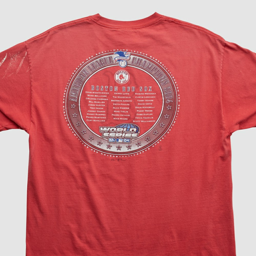 Boston Red Sox Alstyle 2004 T-shirt - Red - Vintage - Fanatics Lifestyle