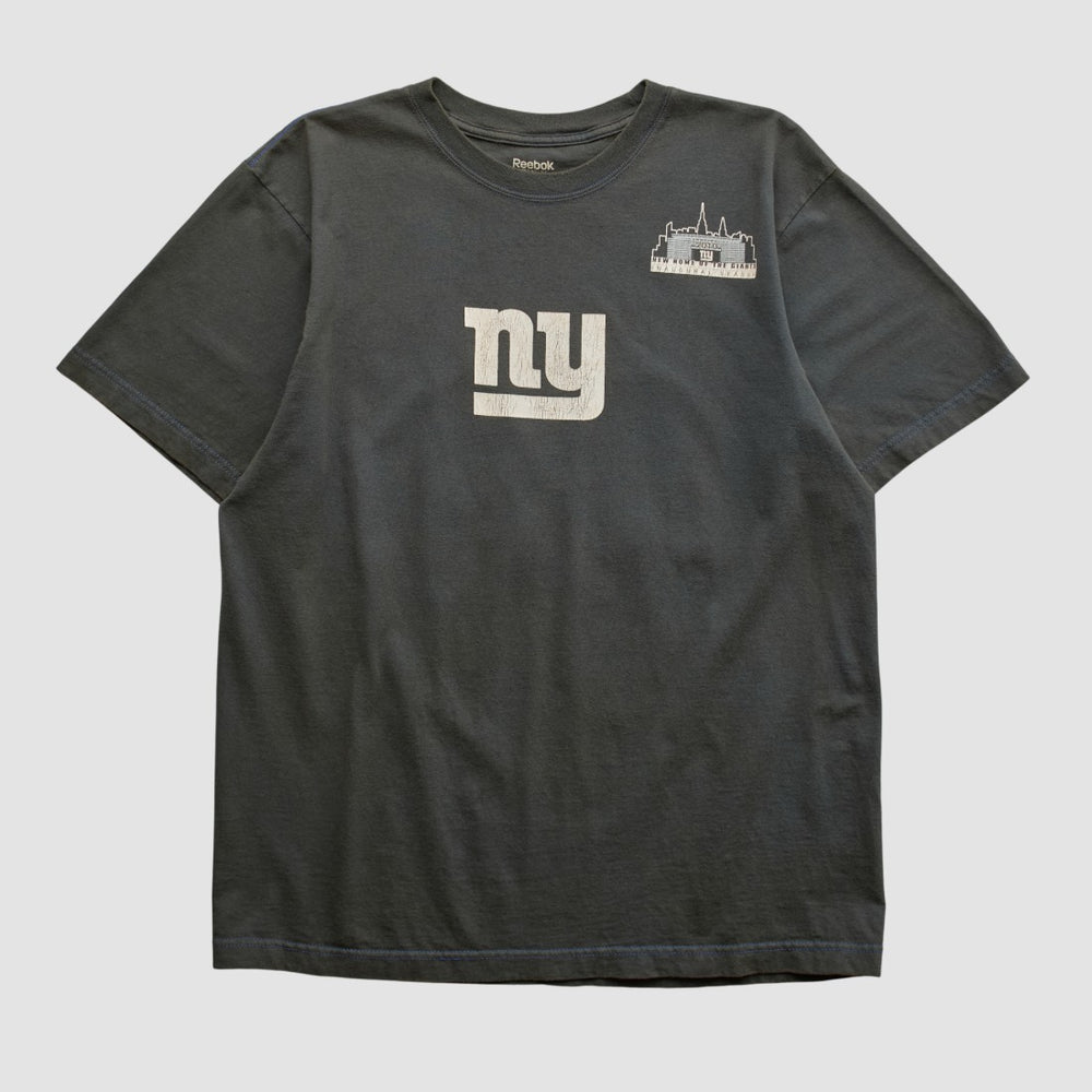 Fanatics New York Giants Reebok 2010 T-shirt Black Vintage