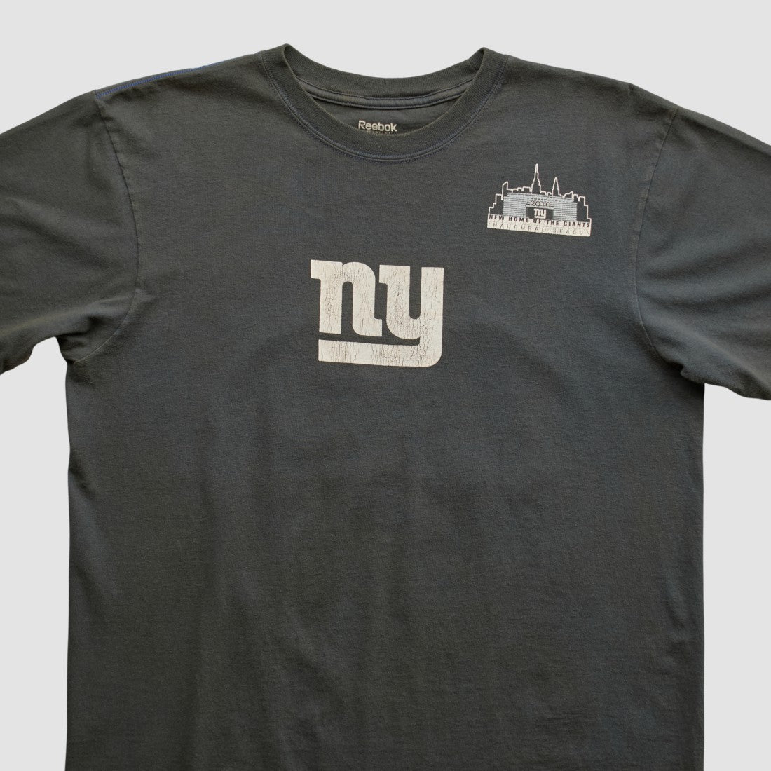Fanatics New York Giants Reebok 2010 T-shirt Black Vintage
