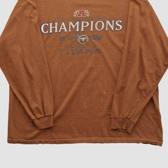Fanatics Tennessee Titans NFL 2002 Long Sleeve T-shirt Clay Vintage