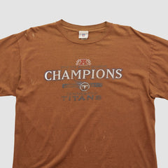 Fanatics Tennessee Titans NFL 2002 Long Sleeve T-shirt Clay Vintage