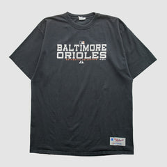 Baltimore Orioles Majestic 2006 T-shirt - Charcoal - 2XVintage - Fanatics Online