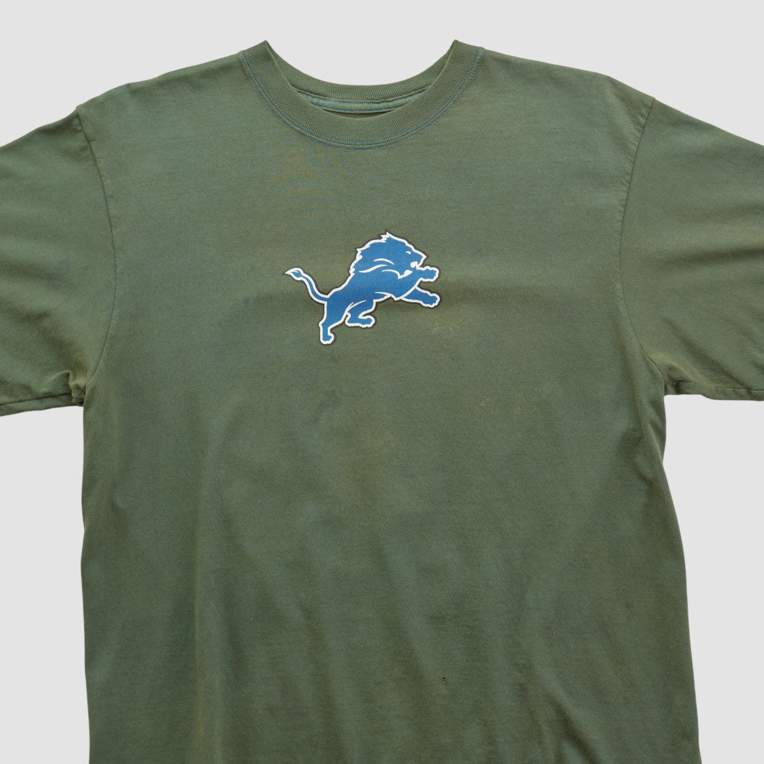 Fanatics Detroit Lions Reebok 2000s T-shirt Green Vintage